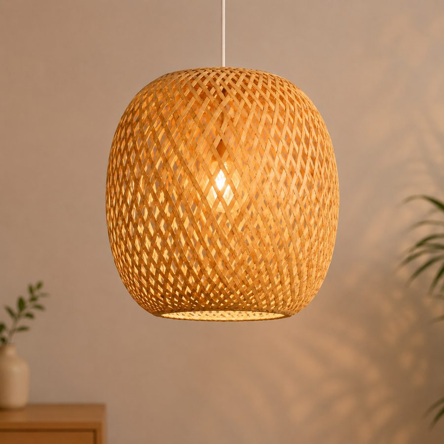Bamboo Lamp Shade- Spark